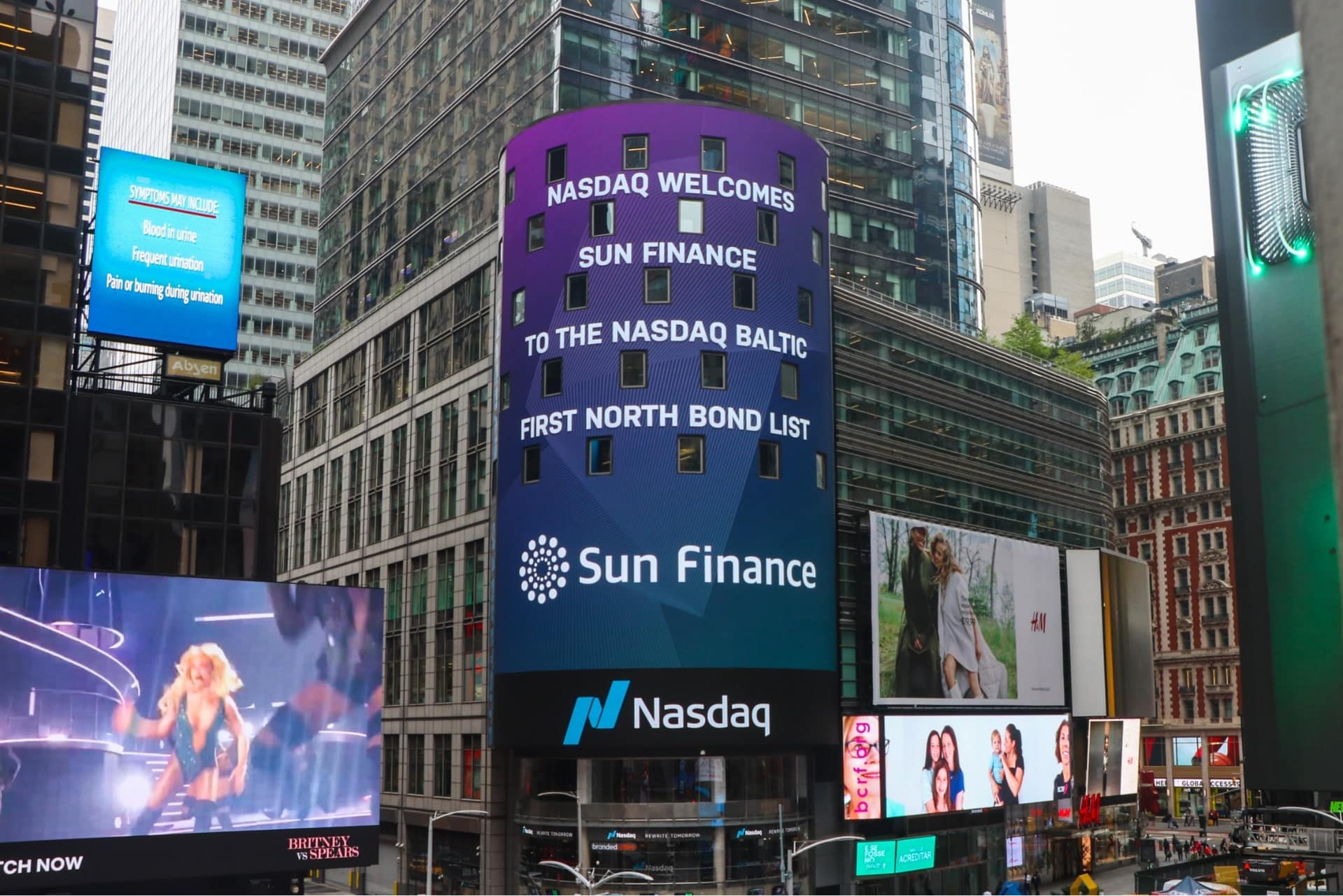 Sun Finance bonds listed on Nasdaq First North market